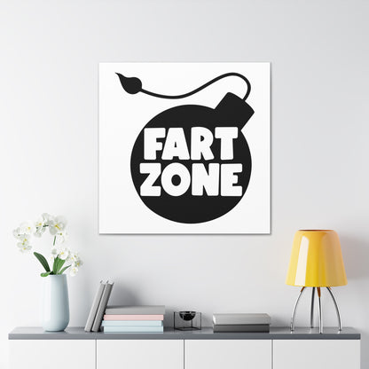 Fart Zone Canvas Square Wraps w/o Frame