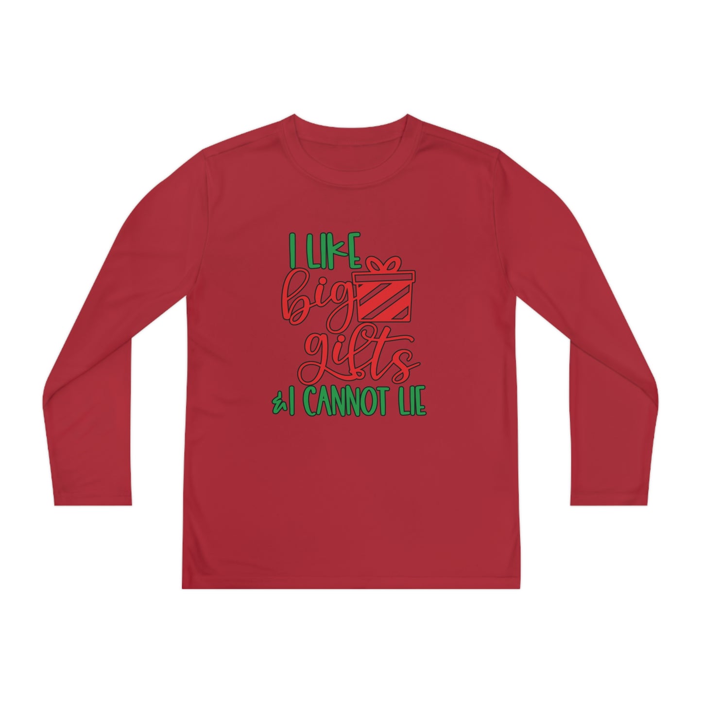 I Like Big Gifts & I Cannot Lie Youth Long Sleeve Tee