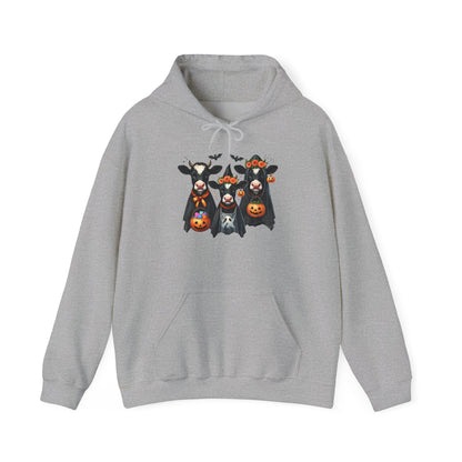 Trick or Treating Cows Heavy Blend™ Hooded Sweatshirt