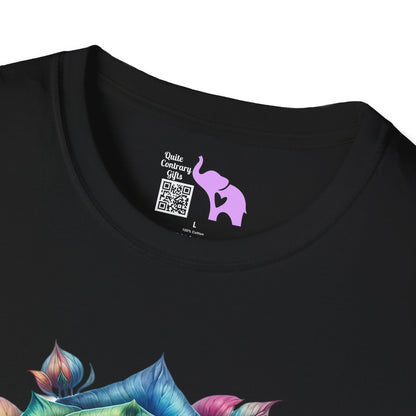 Colorful Rose Adult T-shirt