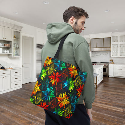 Celebration Mosaic Canvas Tote Bag