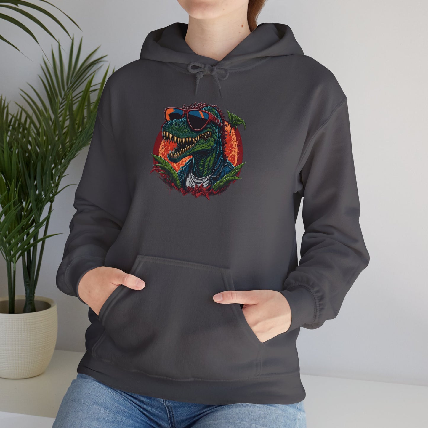 Cool Dinosaur Heavy Blend™ Hooded Sweatshirt