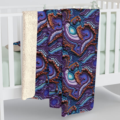 Living Stone Veins Fleece Blanket