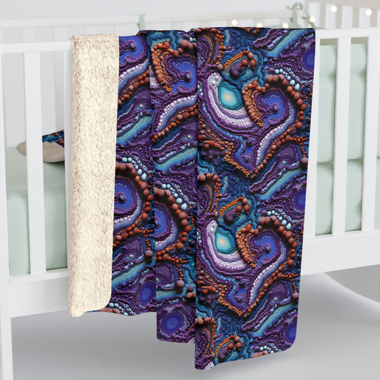 Living Stone Veins Fleece Blanket