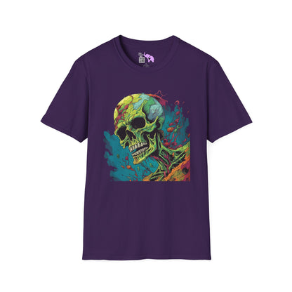 Surreal Skullscape Adult T-shirt