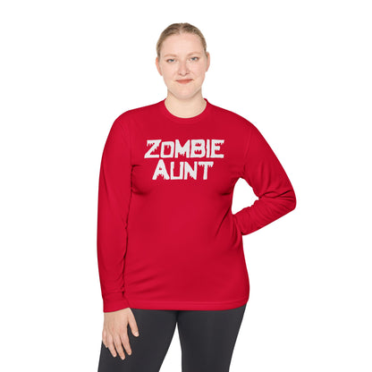 ""Zombie Aunt Adult Long Sleeve Tee