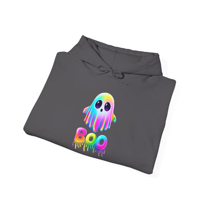 Neon Ghostly Boo Heavy Blend™ Hooded Sweatshirt