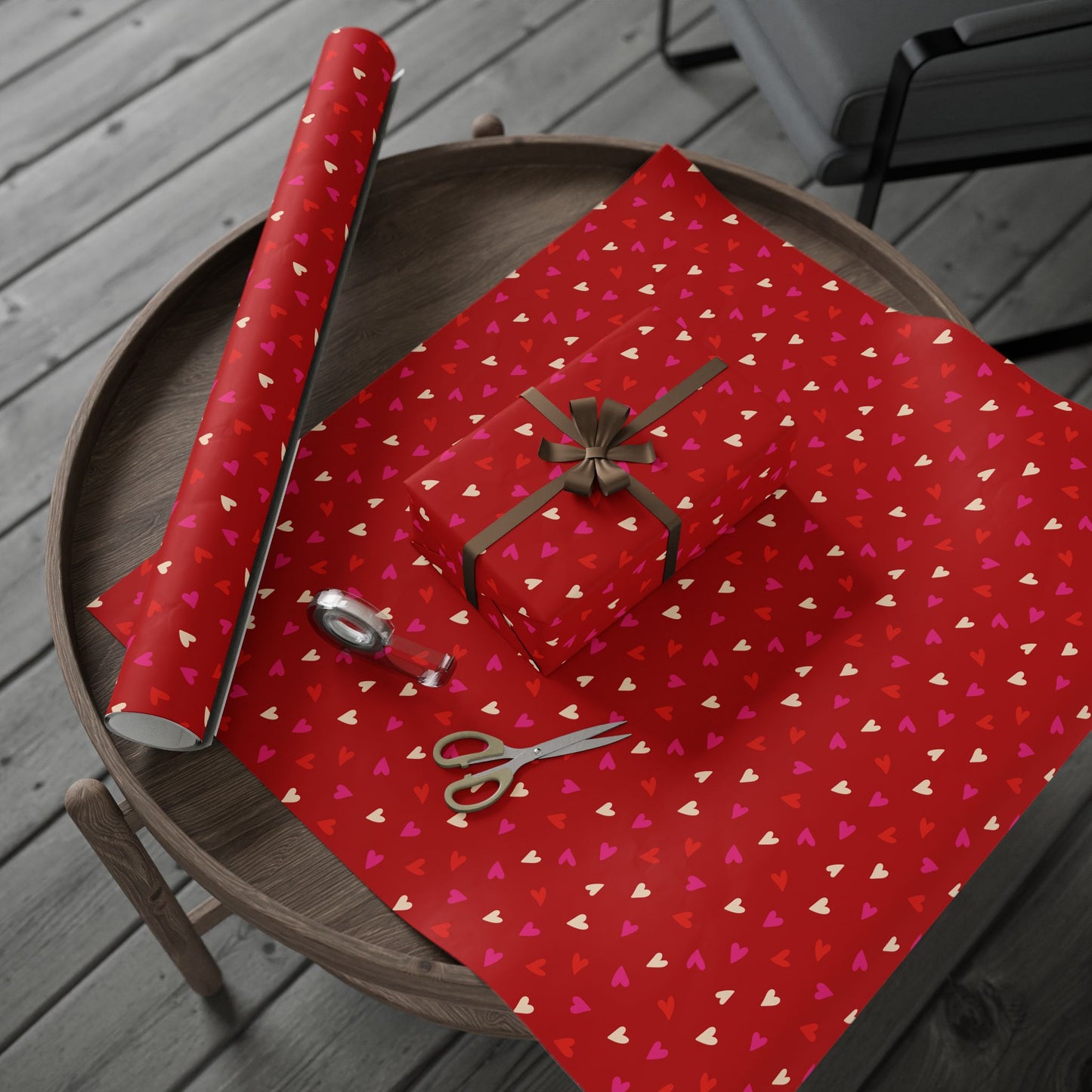 Cupid's Confetti Wrapping Paper
