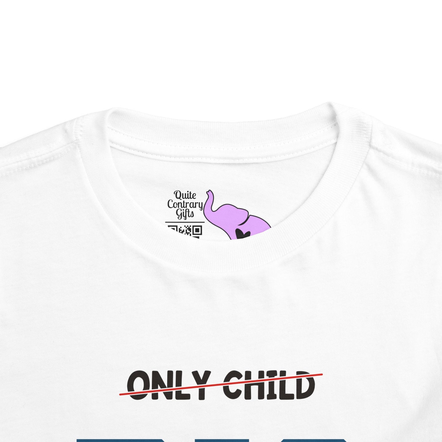 Promoted to Big Brother from Only Child Toddler Tee