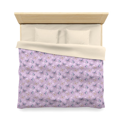 Pastel Wing Parade Microfiber Duvet Cover