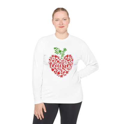 Teacher Heart 1 Adult Long Sleeve Tee