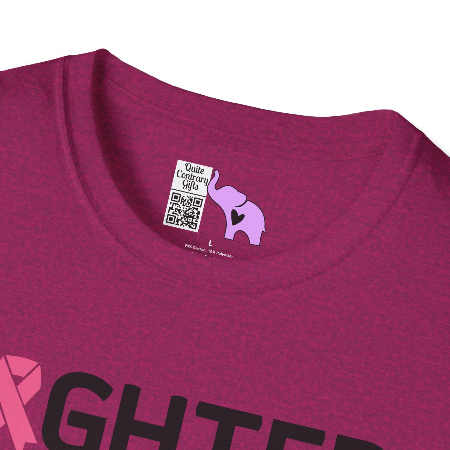 Fighter Love Hope Faith Cured Strong Support Wear Pink Adult T-shirt