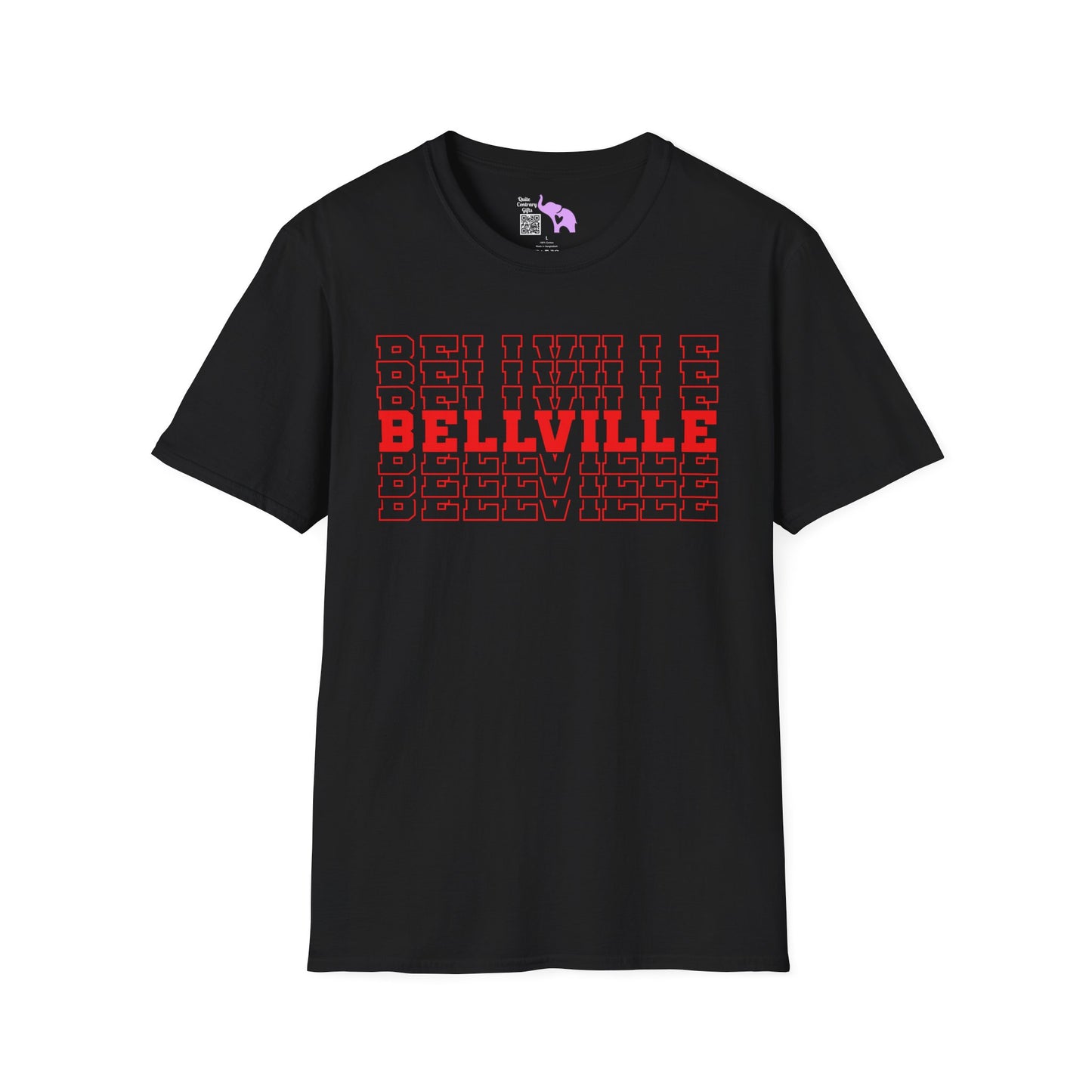 Bellville (Stacked) Adult T-shirt