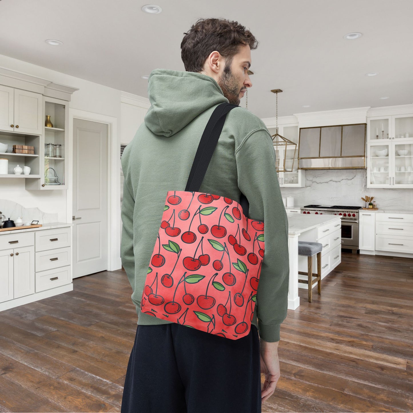 Cherry Bombshell Canvas Tote Bag
