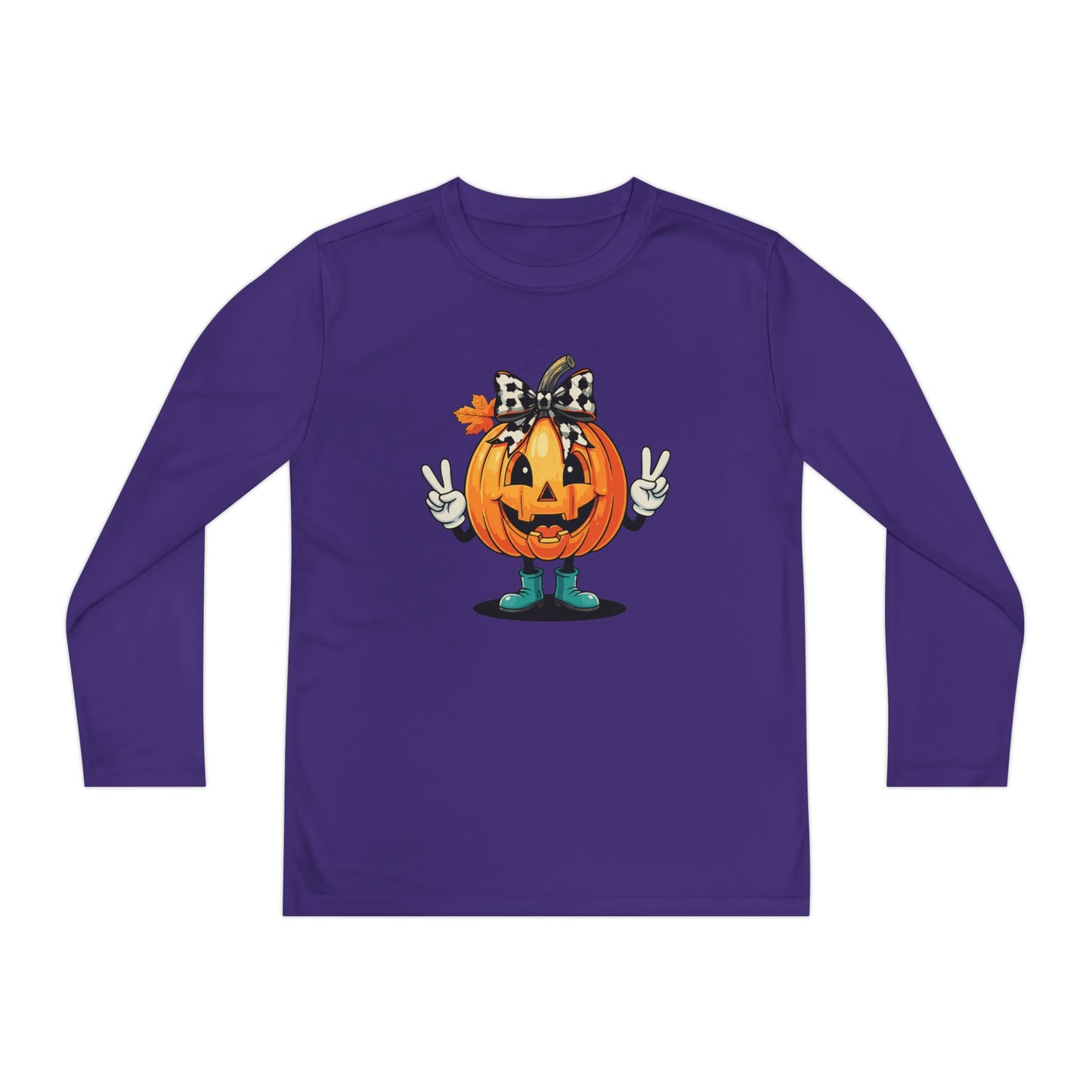 Pumpkin Peace Youth Long Sleeve Tee