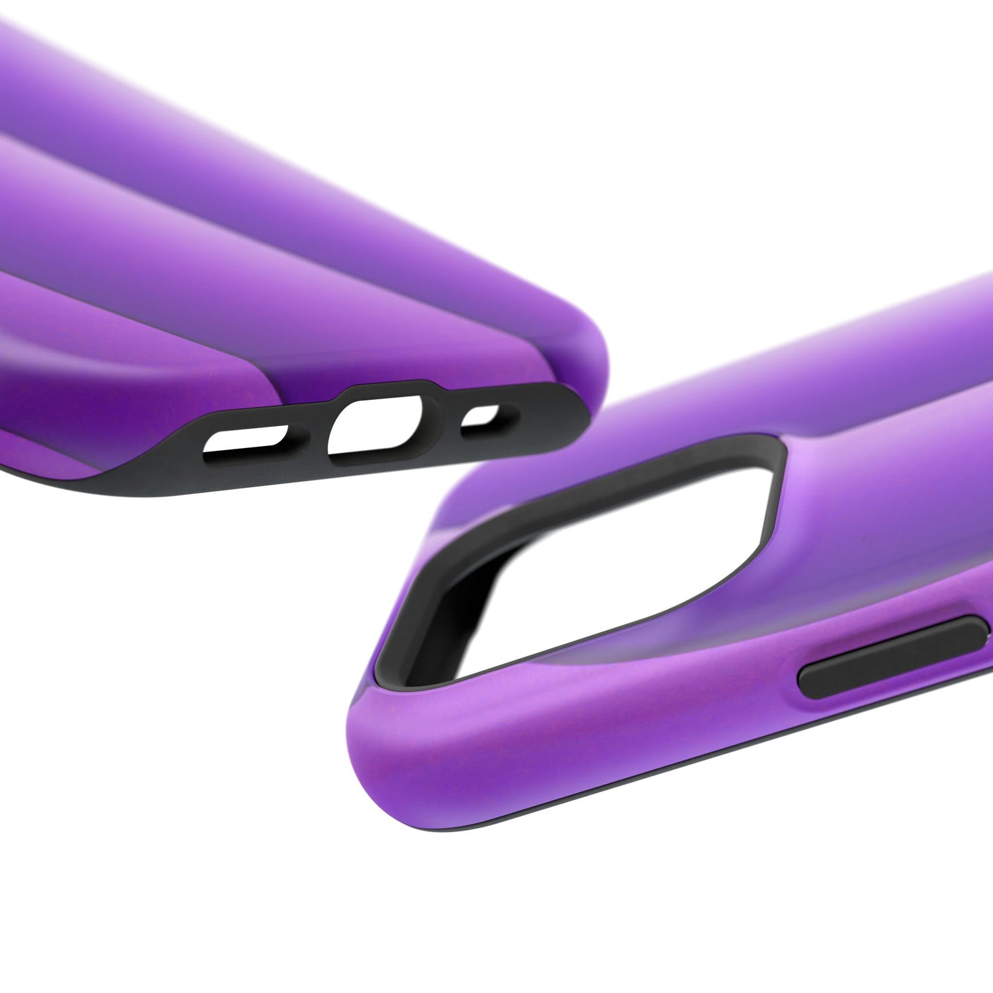 Purple Gradient Stripes MagSafe® Compatible Tough Case for iPhone