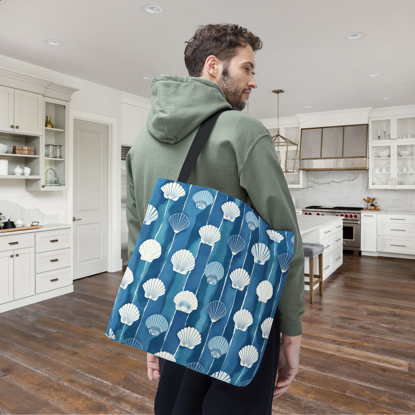 Oceanline Shells Canvas Tote Bag