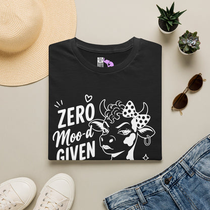 Zero Moo-d Given Adult T-shirt