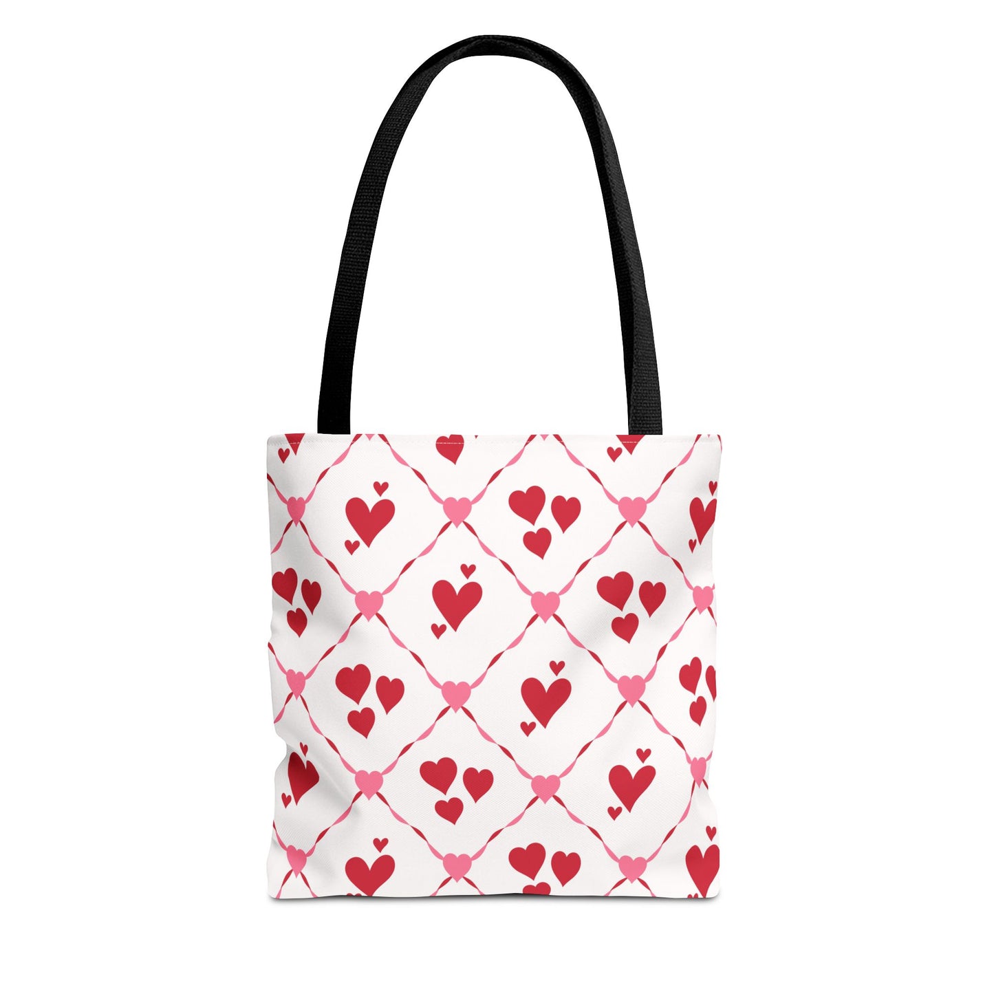 Cupid’s Lattice Canvas Tote Bag