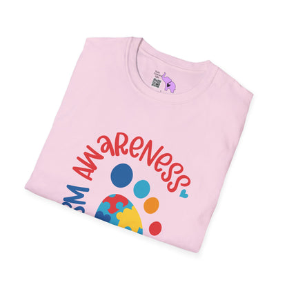 Autism Awarness (Footprint) Adult T-shirt