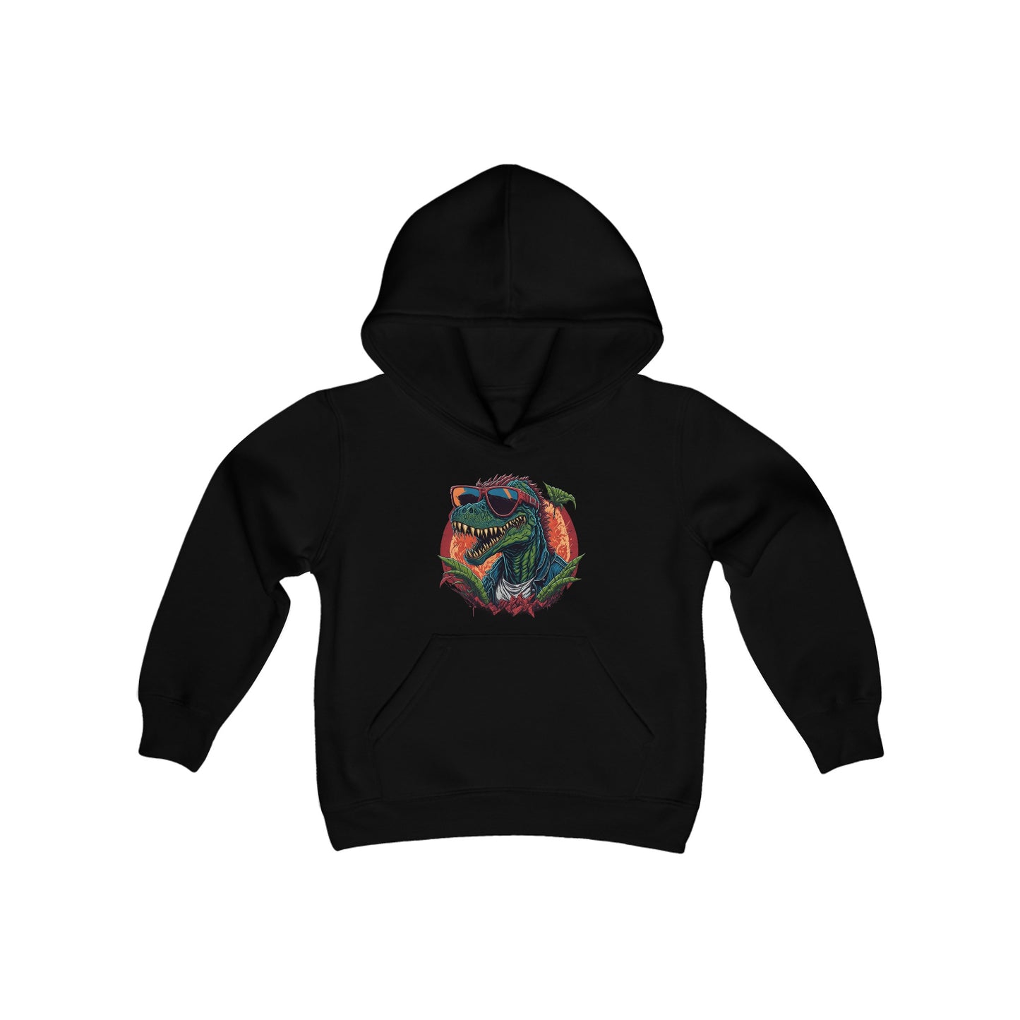 Cool Dinosaur Youth Hoodie