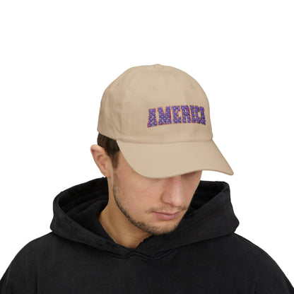Starry America Embroidered Classic Dad Cap