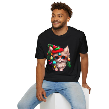 Christmas Tree Kitten T-shirt