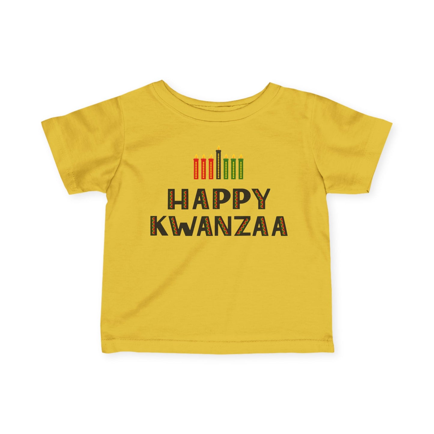 Happy Kwanzaa (Kinara) Infant Soft T-Shirt