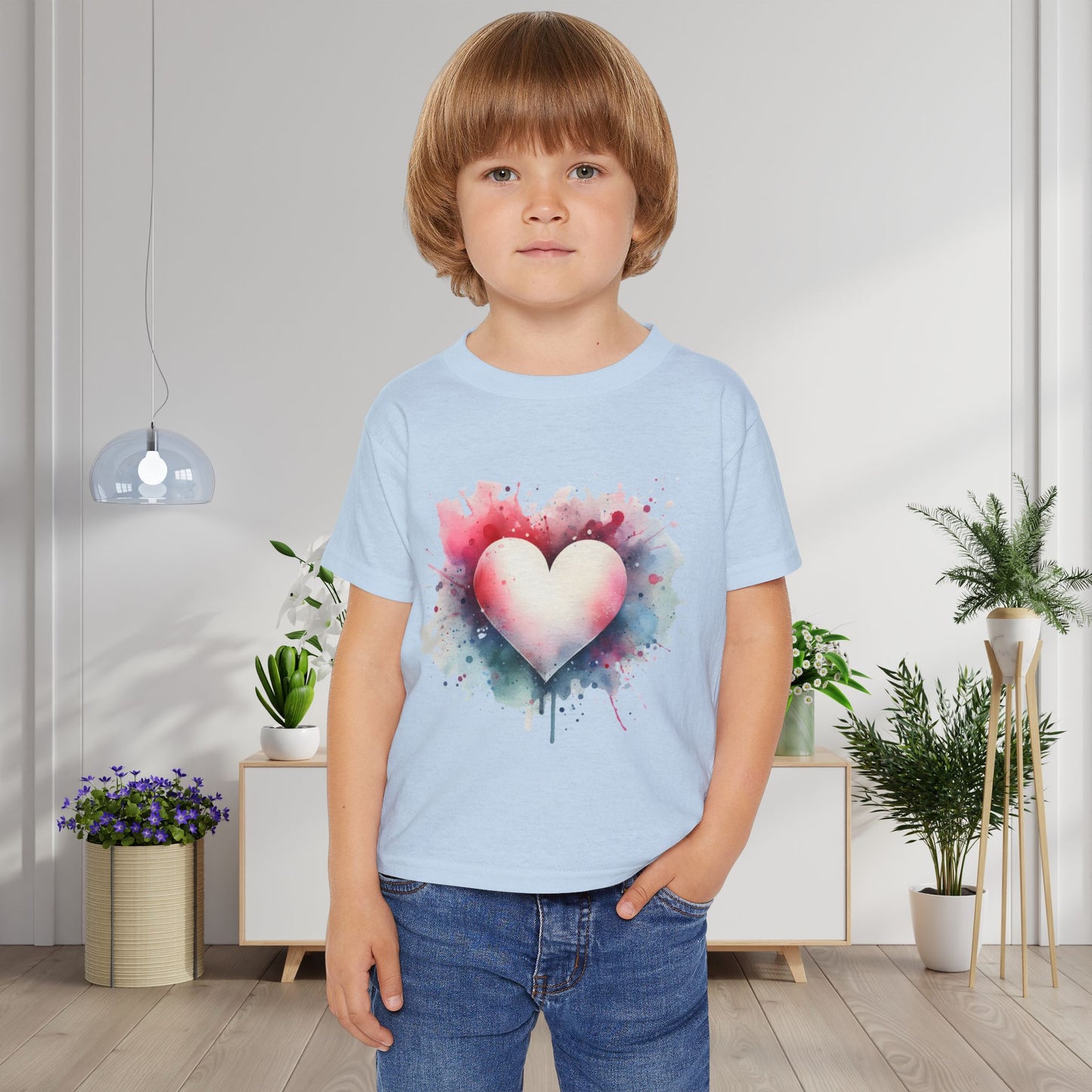 ""Painted With Love Heavy Cotton™ Toddler T-shirt