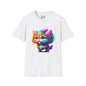 Cute Colorful Kitten Adult T-shirt