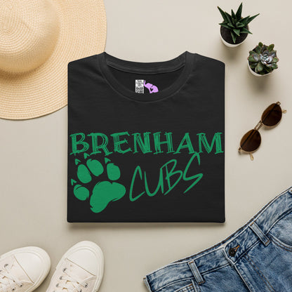 Brenham Cubs w/Claws Adult T-shirt