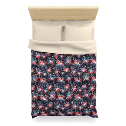 Rocket's Red Glare Microfiber Duvet Cover