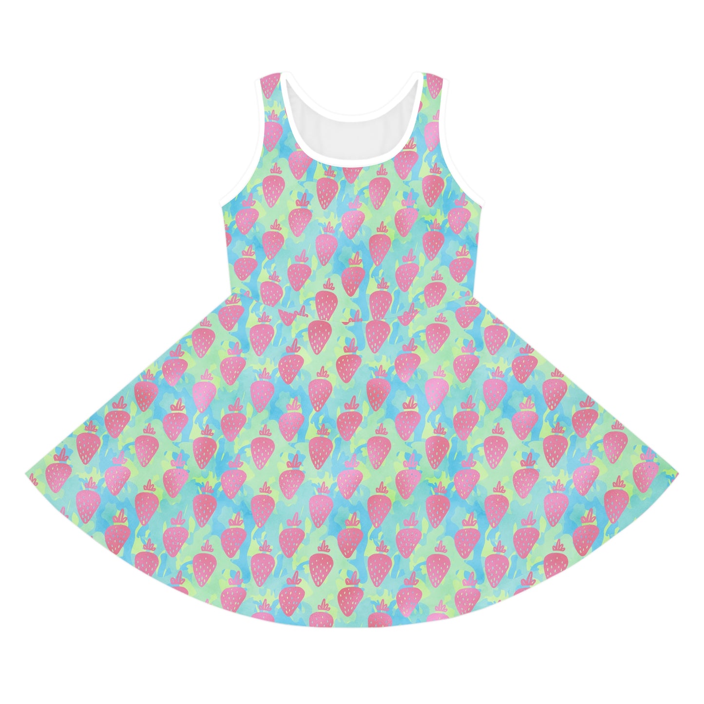 Strawberry Breeze Girls' Sleeveless Sundress