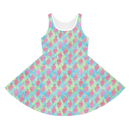 Strawberry Breeze Girls' Sleeveless Sundress