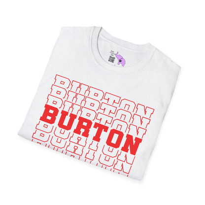 Burton (Stacked) Adult T-shirt