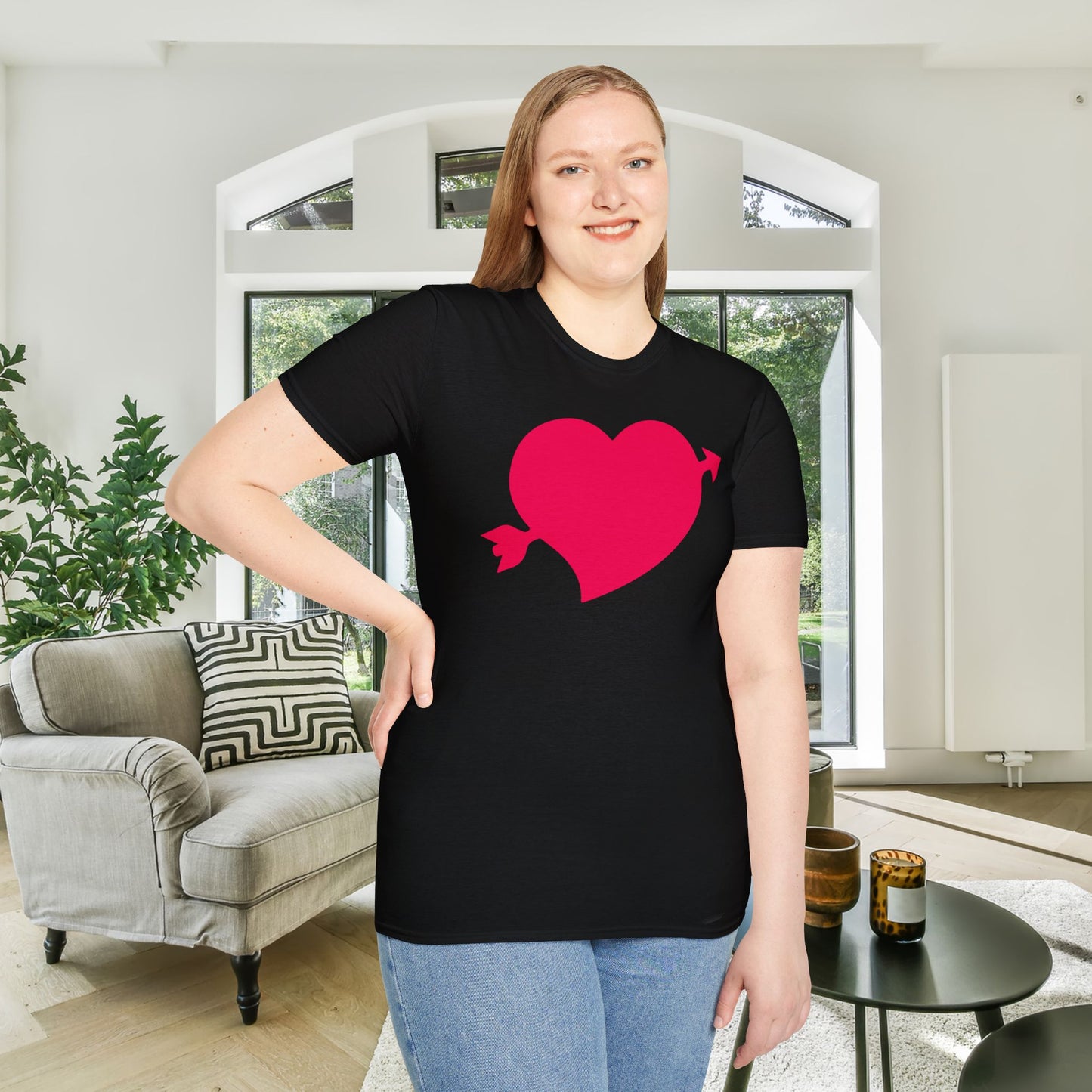 Heart 7 Adult T-shirt