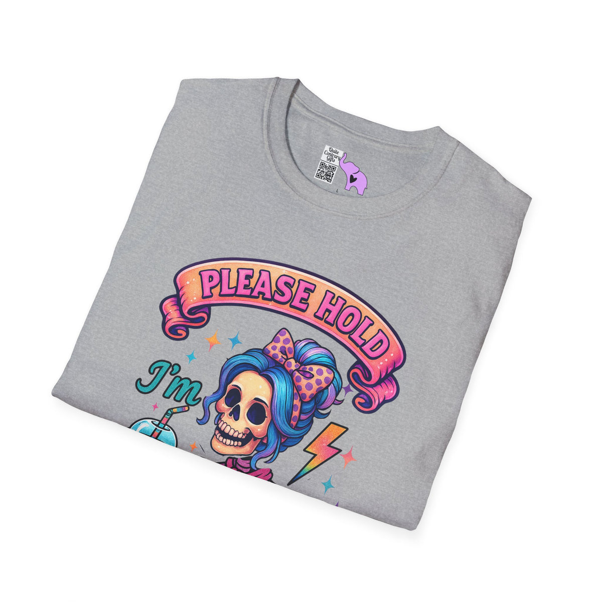 Please Hold I'm Mentally Buffering Adult T-shirt