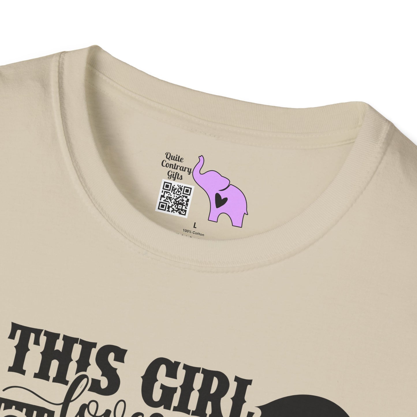 This Girl Loves Country Music Adult T-shirt