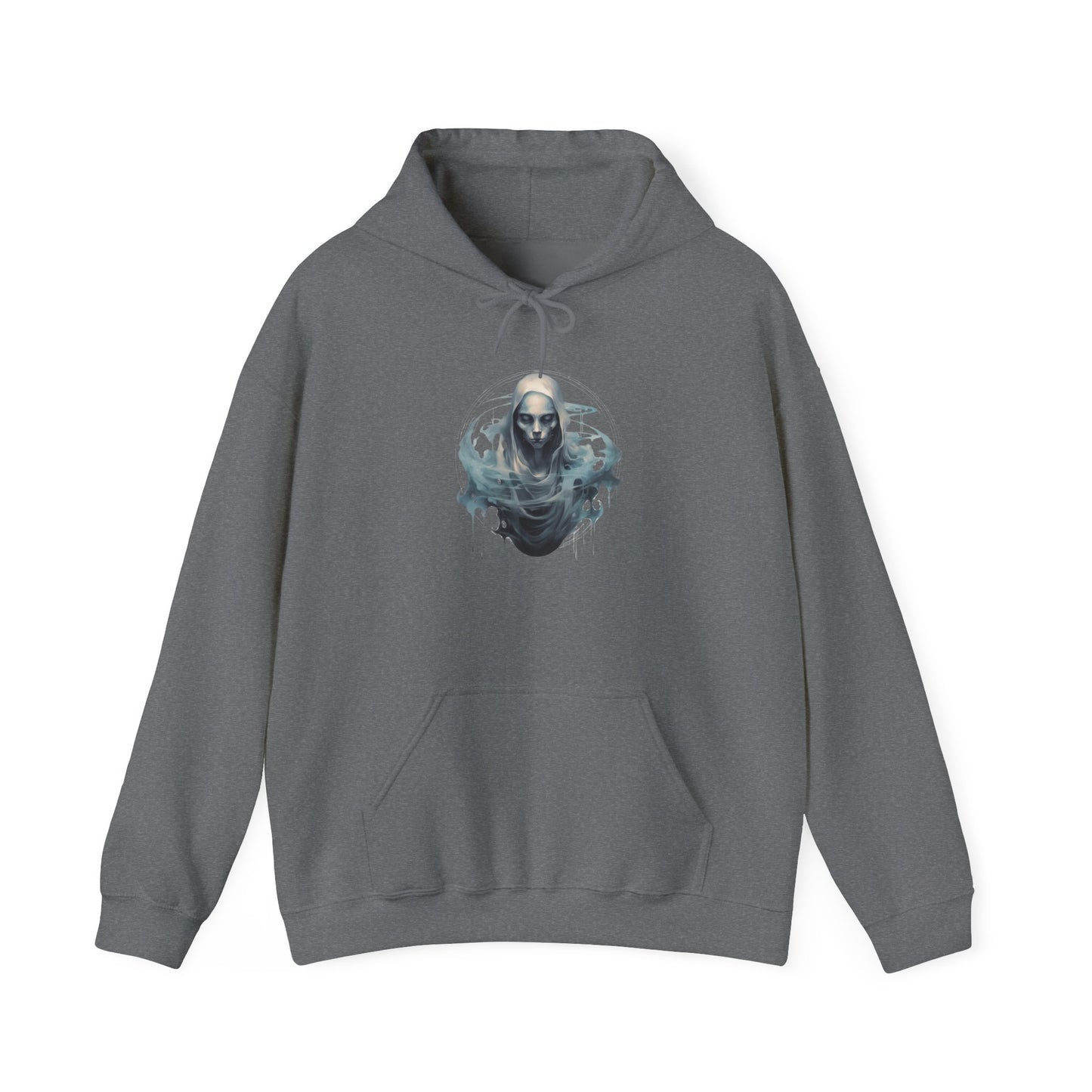 Creepy Ghost 12 Heavy Blend™ Hooded Sweatshirt