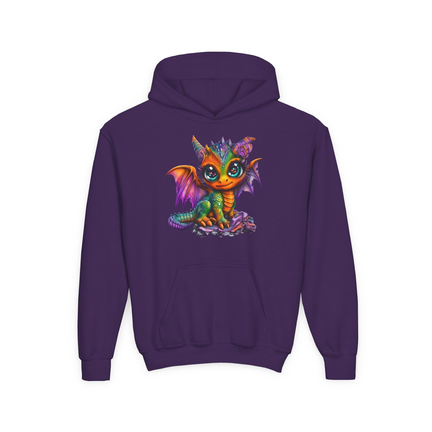 Colorful Baby Dragon Youth Hoodie