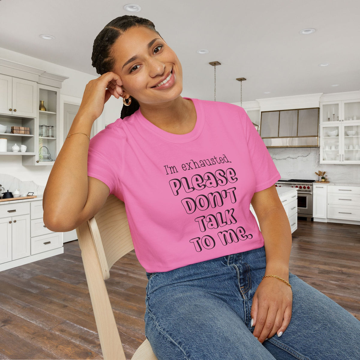I'm Exhausted Please Don't Talk To Me Adult T-shirt