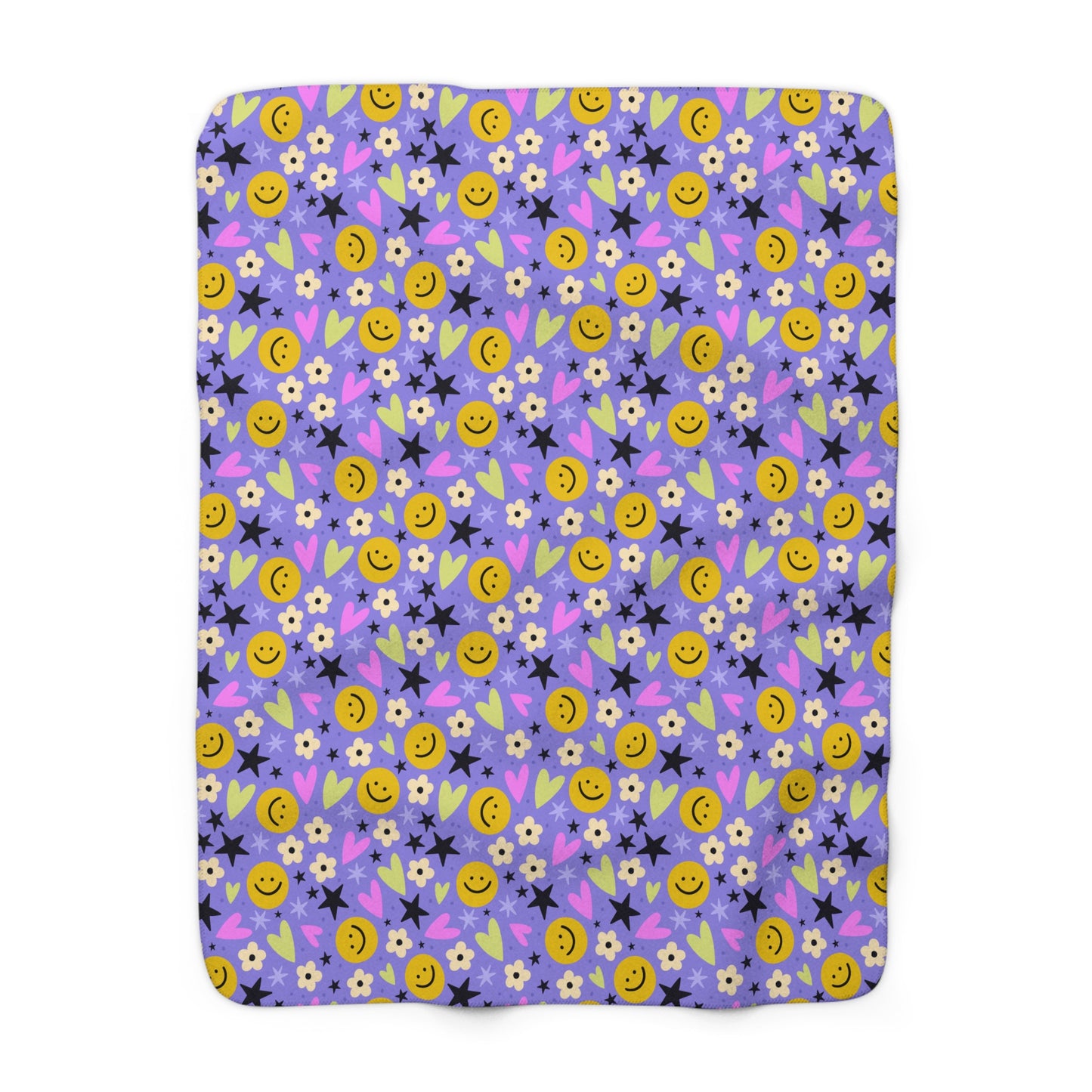 Happy Little Things Fleece Blanket