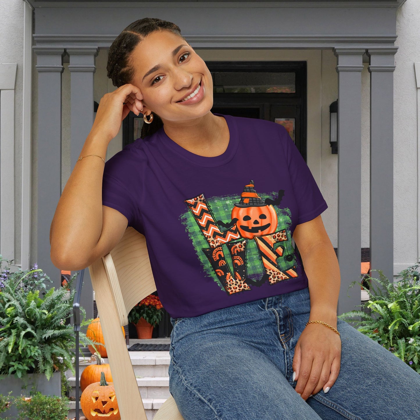 Halloween Love Adult T-shirt