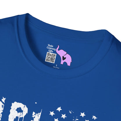 American Proud (Vertical Flag) Adult T-shirt