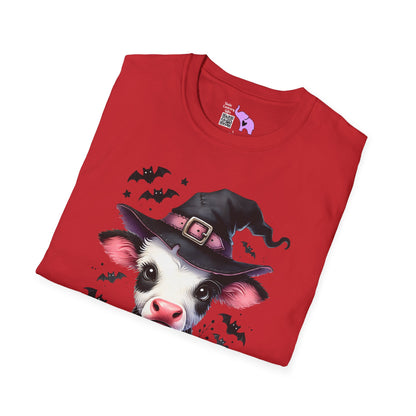Moo...I Mean Boo Baby Cow Adult T-shirt