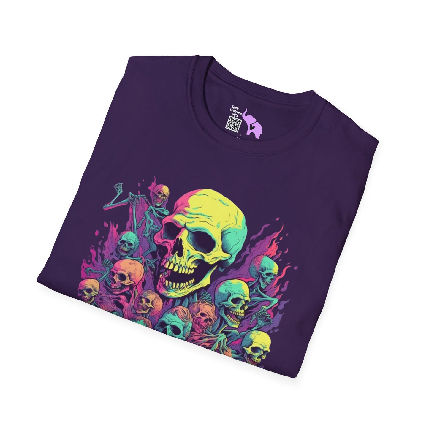 Skeleton Gathering Adult T-shirt