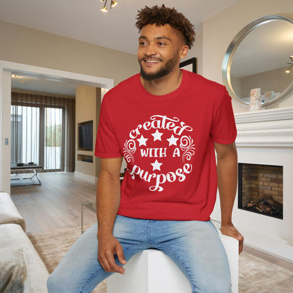 Created With A Purpose Adult T-shirt