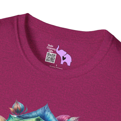 Colorful Rose Adult T-shirt