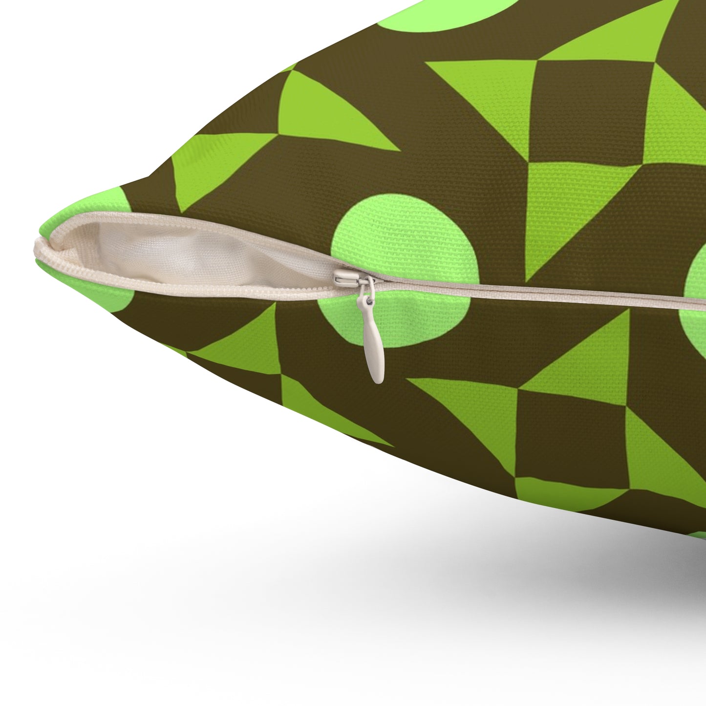 Pistachio Pinwheels Throw Pillow