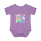 Pastel Wild One Milestone Baby Bodysuit-One Week